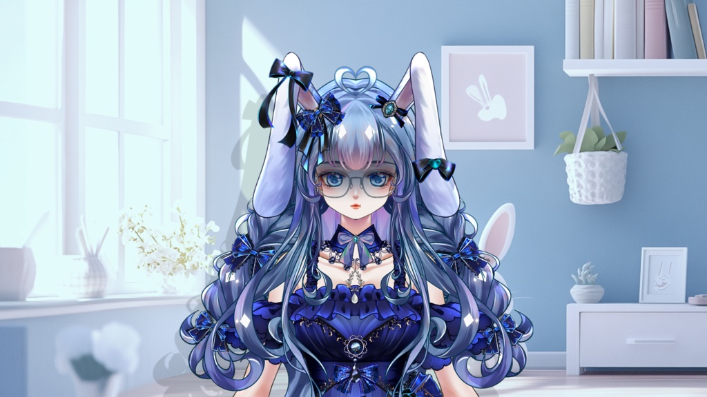 【Live2D Model】Usagi 【Blue Ver.】【Live2Dモデル】