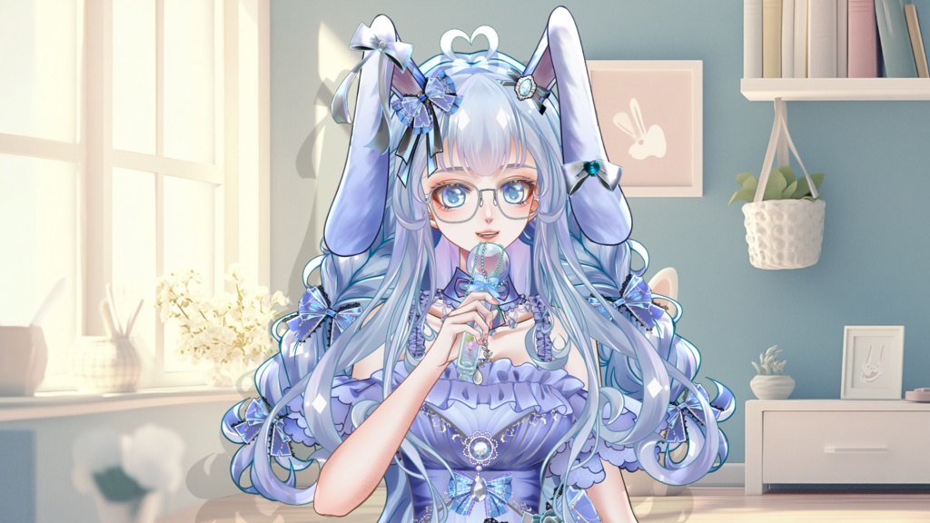【Live2D Model】Usagi 【Light Blue Ver.】【Live2Dモデル】