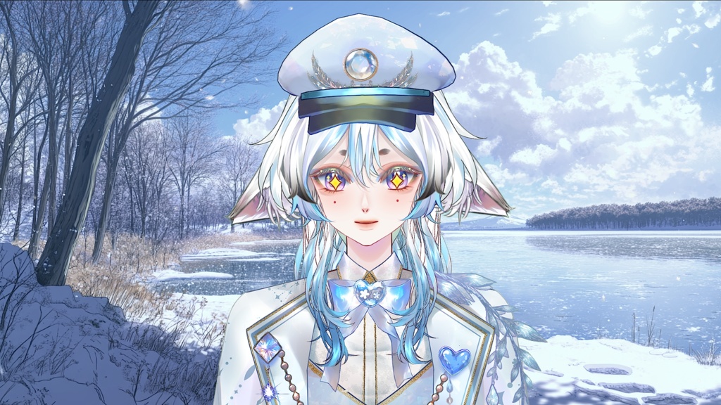 【Live2D Model】Silver (Dual Form) premade model 【Live2Dモデル】