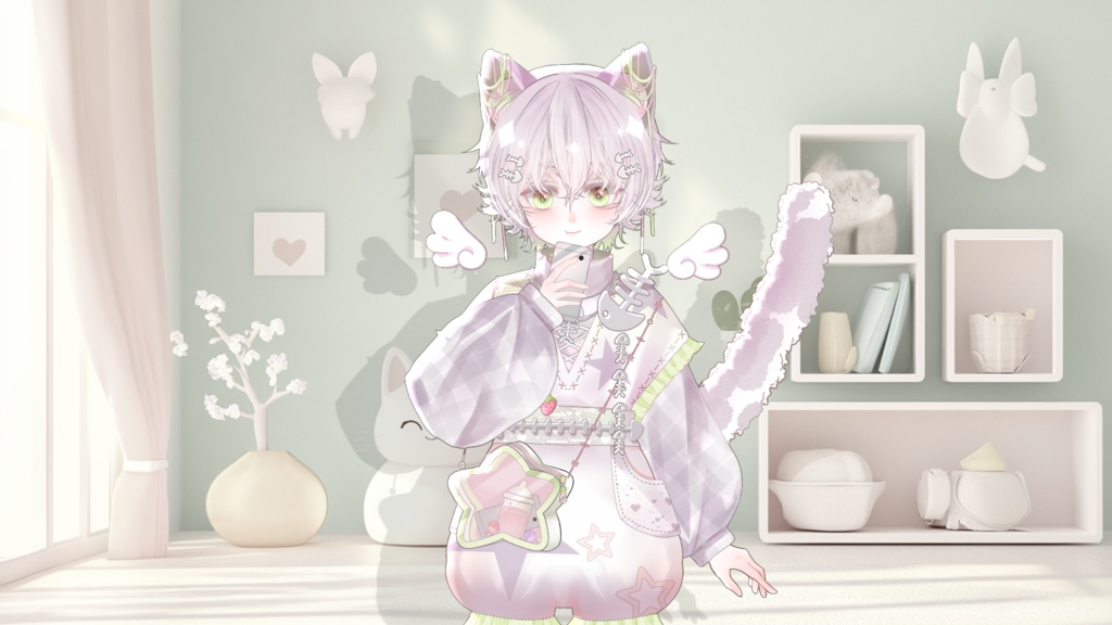 【Live2D Model】Neko 1.0 【Pink Ver.】【Live2Dモデル】