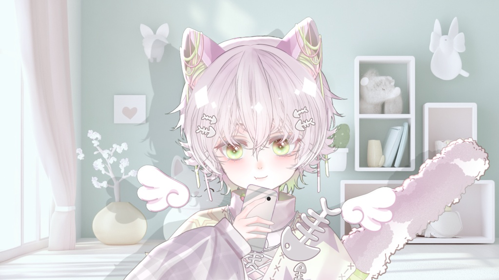 【Live2D Model】Neko 1.0 【Pink Ver.】【Live2Dモデル】