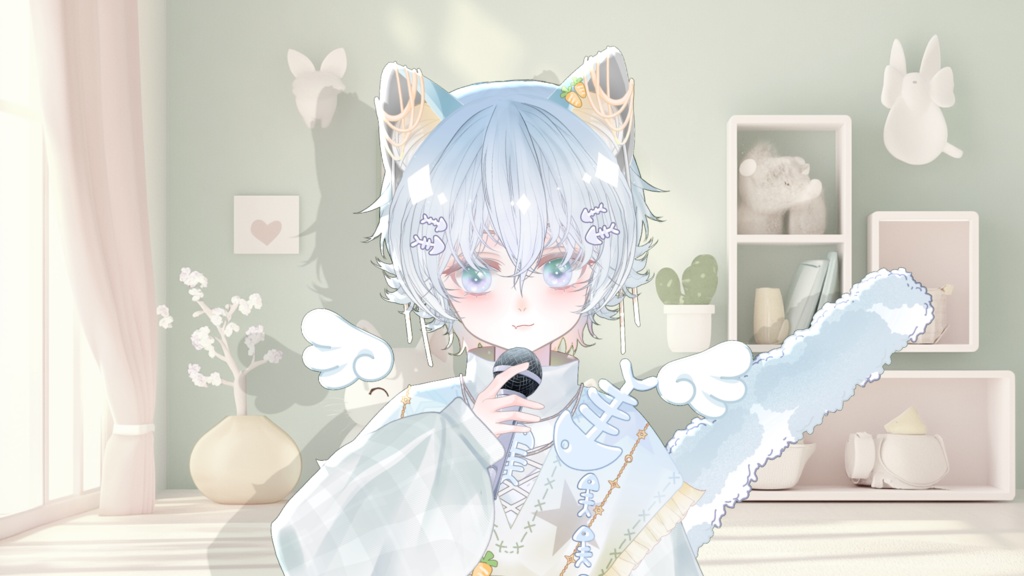 【Live2D Model】Neko 1.0 【Blue Ver.】【Live2Dモデル】