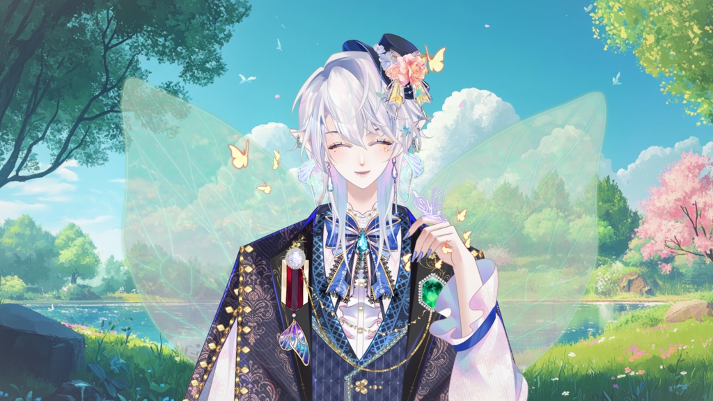 【Live2D Model】Germinal 【Blue Ver.】【Live2Dモデル】