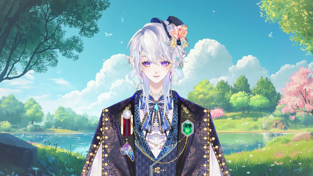 【Live2D Model】Germinal 【Blue Ver.】【Live2Dモデル】