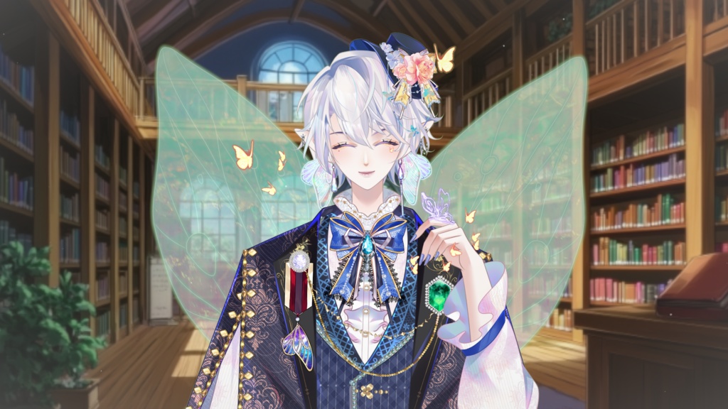 【Live2D Model】Germinal 【Blue Ver.】【Live2Dモデル】