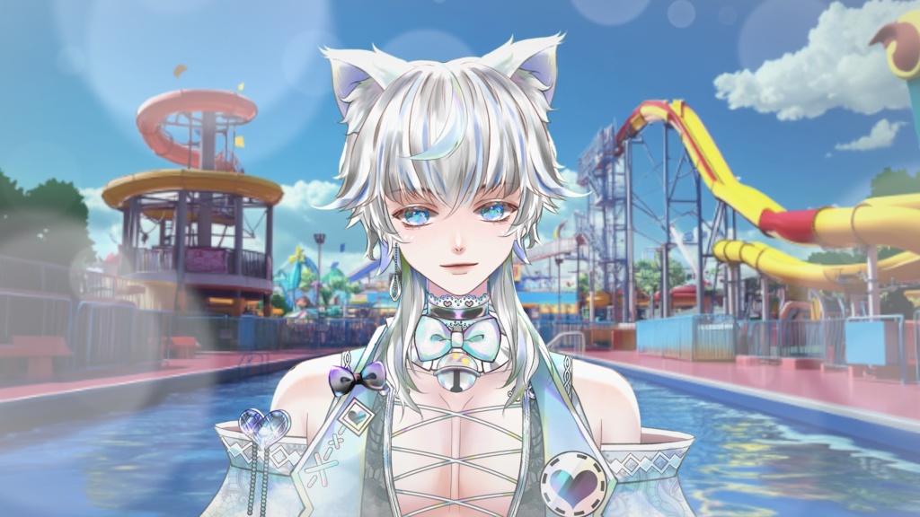 【Live2D Model】Aki 【Blue Ver.】【Live2Dモデル】