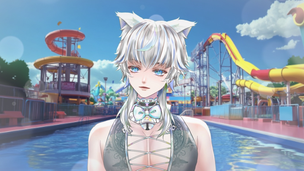 【Live2D Model】Aki 【Blue Ver.】【Live2Dモデル】