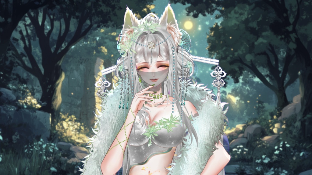 【Live2D Model】Phoenix 【Green Ver.】 【Live2Dモデル】