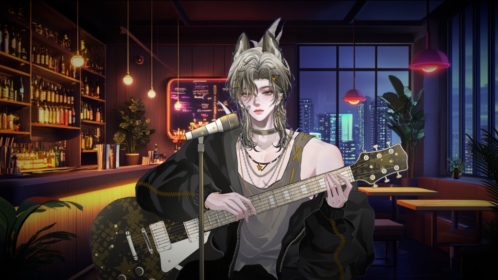 【Live2D Model】GSD 【Black Ver.】 【Live2Dモデル】