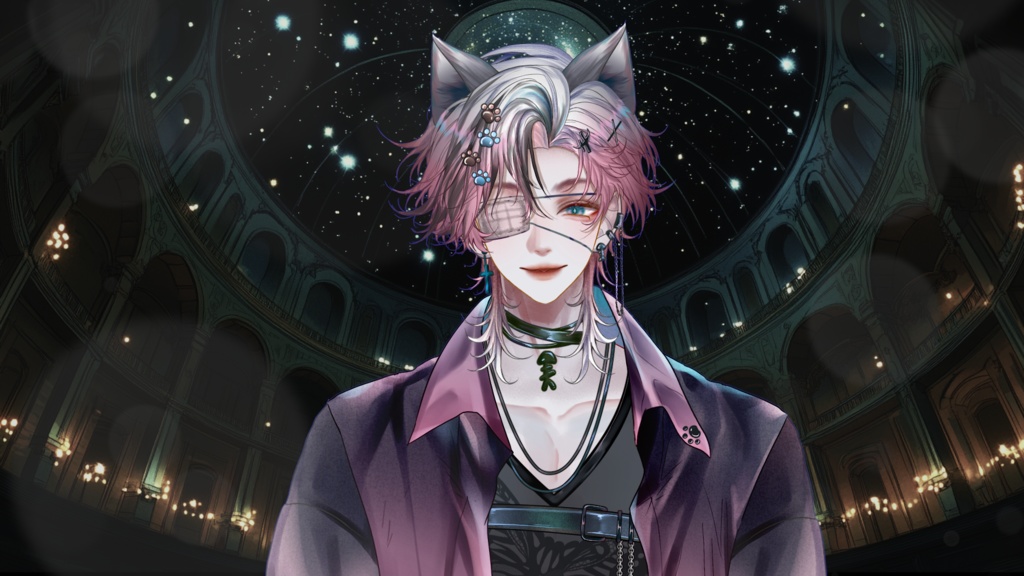 【Live2D Model】Shadow Cat【Pink Ver.】 【Live2Dモデル】