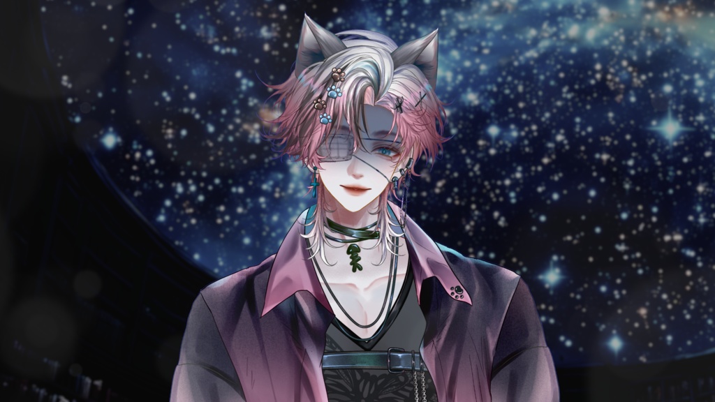 【Live2D Model】Shadow Cat【Pink Ver.】 【Live2Dモデル】