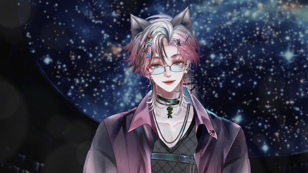 【Live2D Model】Shadow Cat【Pink Ver.】 【Live2Dモデル】