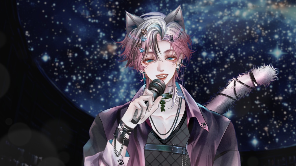 【Live2D Model】Shadow Cat【Pink Ver.】 【Live2Dモデル】