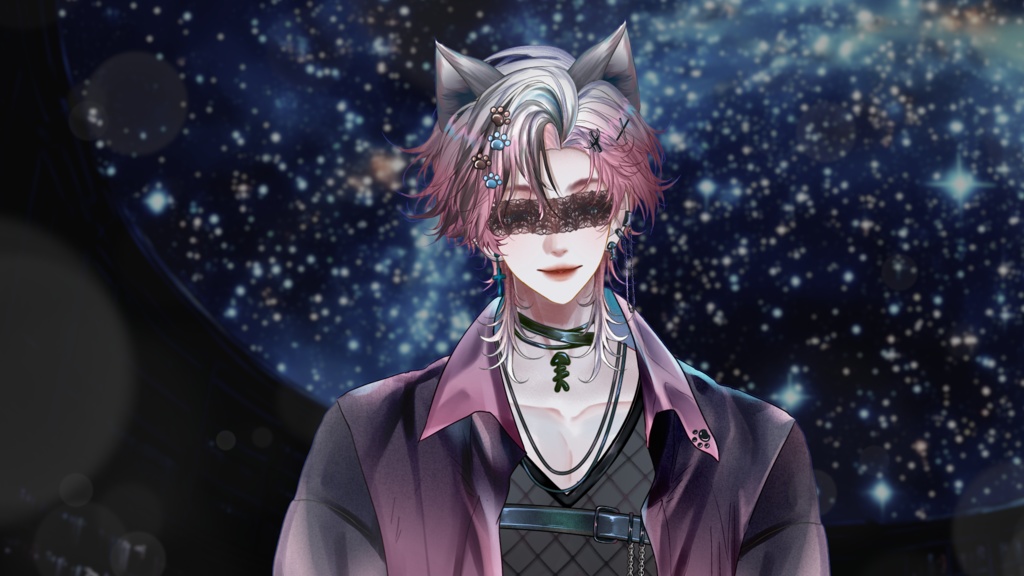 【Live2D Model】Shadow Cat【Pink Ver.】 【Live2Dモデル】