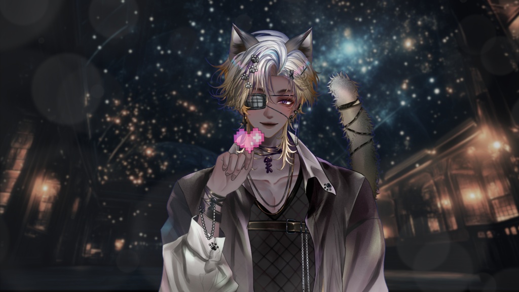 【Live2D Model】Shadow Cat【Black Ver.】 【Live2Dモデル】