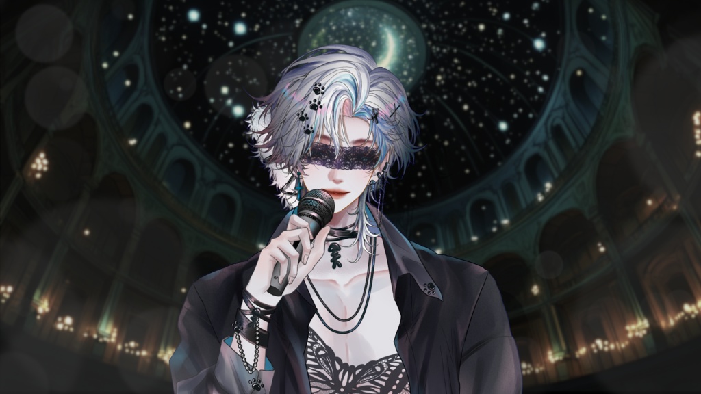 【Live2D Model】Shadow Cat【White Ver.】 【Live2Dモデル】