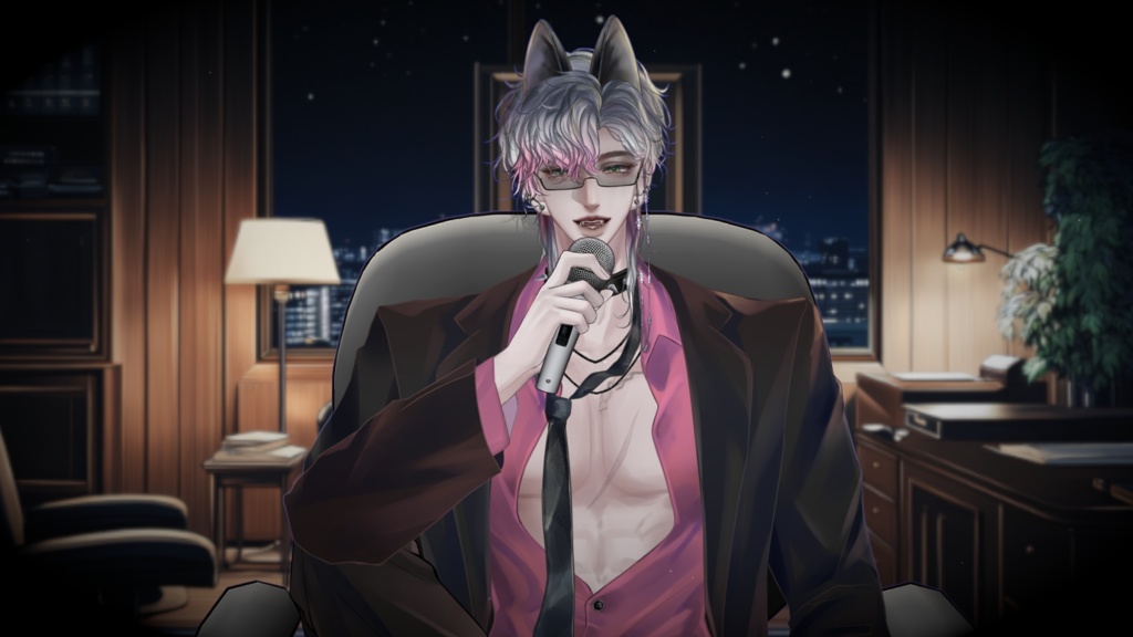 【Live2D Model】Wolf Jack 【Pink Ver.】【Live2Dモデル】