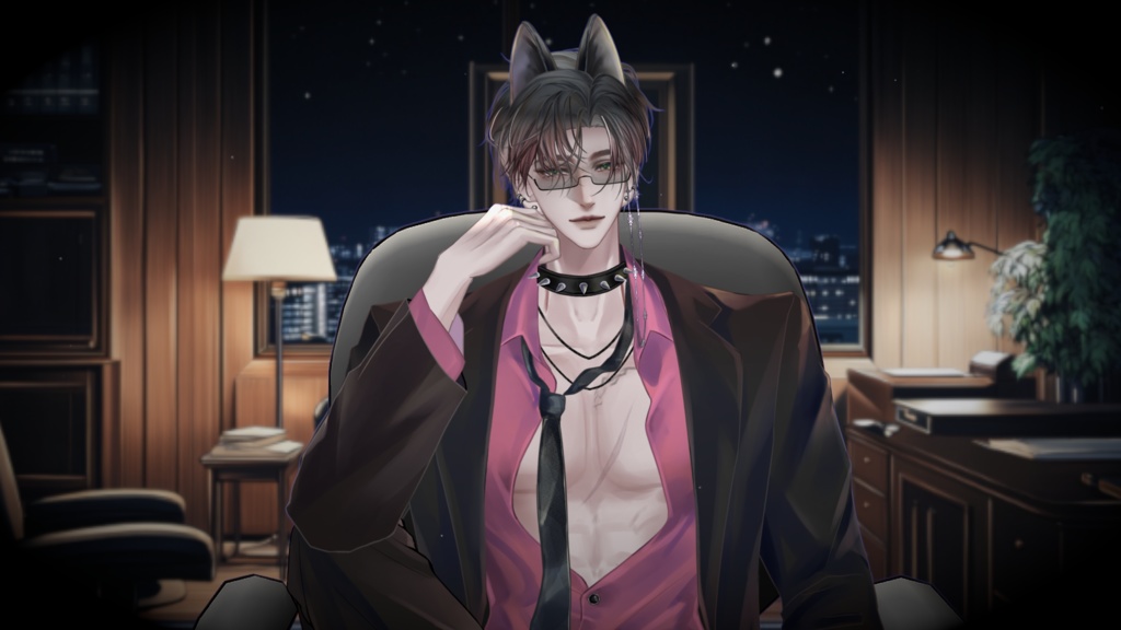 【Live2D Model】Wolf Jack 【Pink Ver.】【Live2Dモデル】