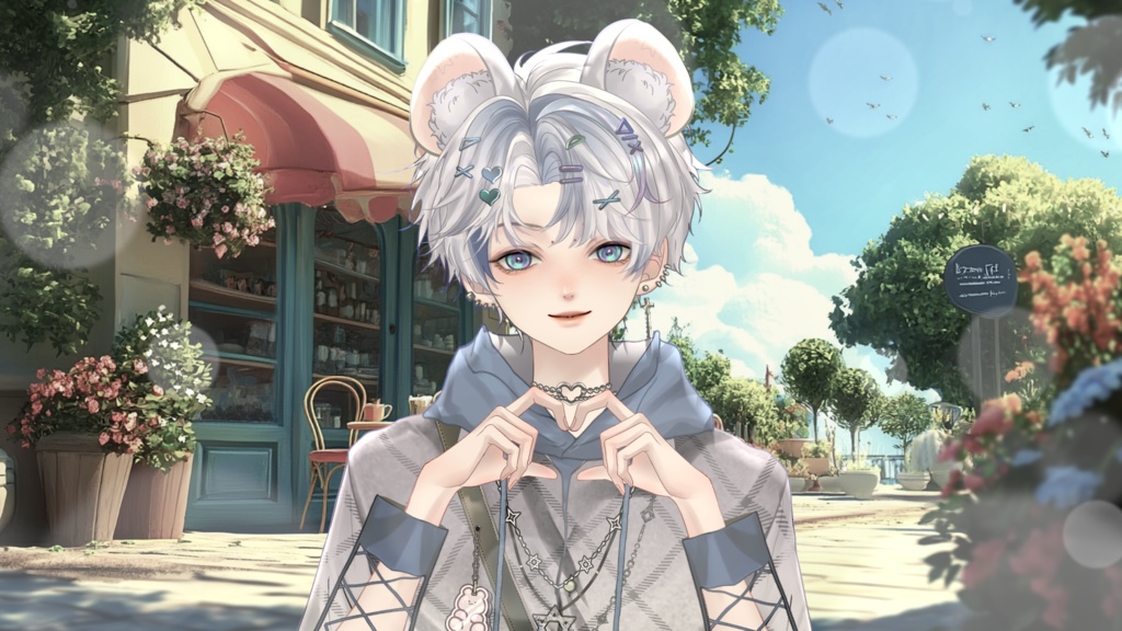 【Live2D Model】Hamu【Blue Ver.】【Live2Dモデル】