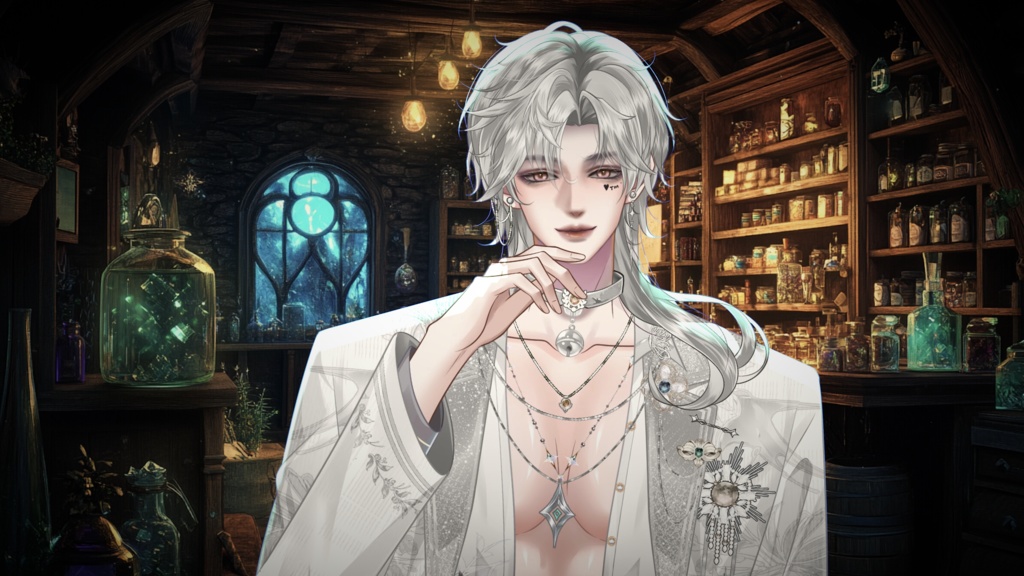 【Live2D Model】Crane Yuu 【White Ver.】【Live2Dモデル】