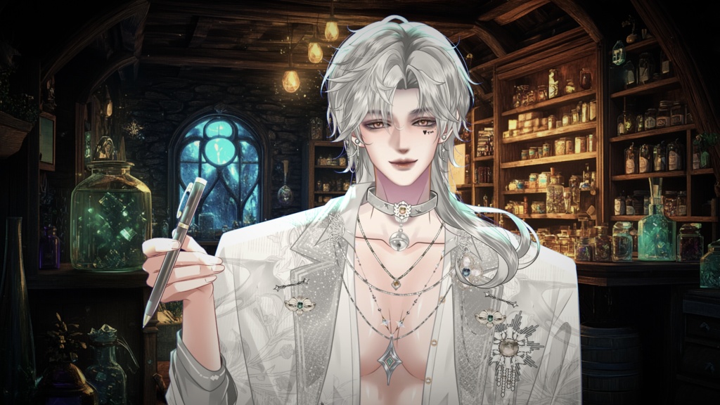 【Live2D Model】Crane Yuu 【White Ver.】【Live2Dモデル】