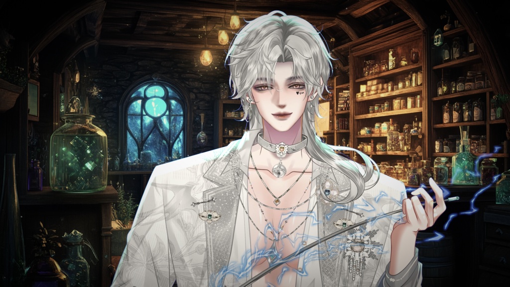 【Live2D Model】Crane Yuu 【White Ver.】【Live2Dモデル】