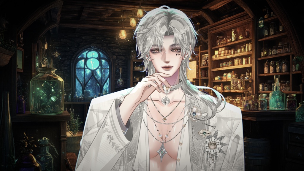 【Live2D Model】Crane Yuu 【White Ver.】【Live2Dモデル】
