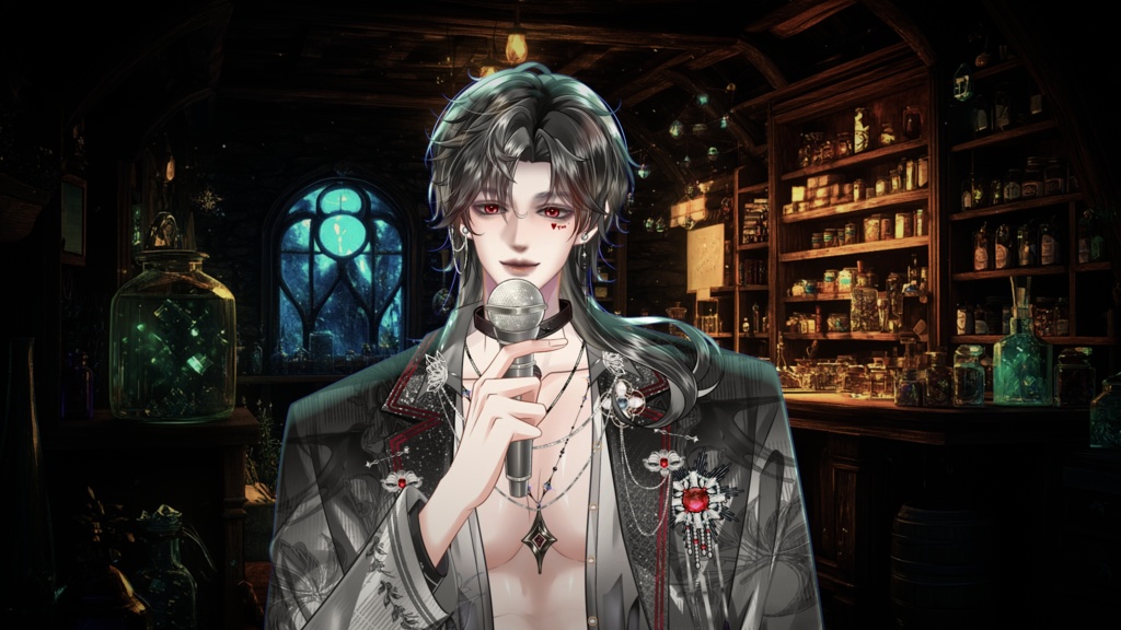 【Live2D Model】Crane Yuu 【Black Ver.】【Live2Dモデル】