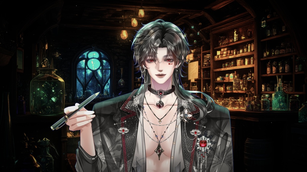 【Live2D Model】Crane Yuu 【Black Ver.】【Live2Dモデル】