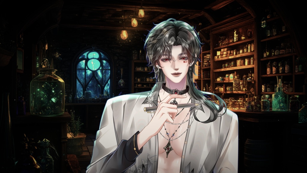 【Live2D Model】Crane Yuu 【Black Ver.】【Live2Dモデル】