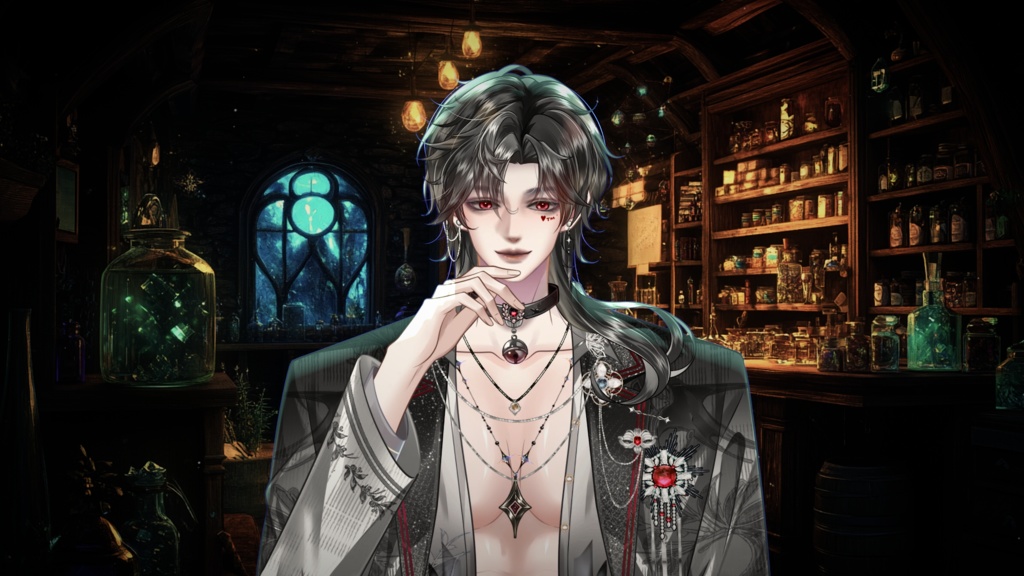 【Live2D Model】Crane Yuu 【Black Ver.】【Live2Dモデル】