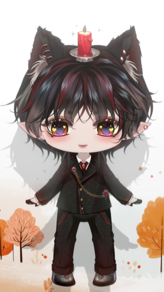 【Live2D Model】 Gray Wolf 【Violet Ver.】【Live2Dモデル】