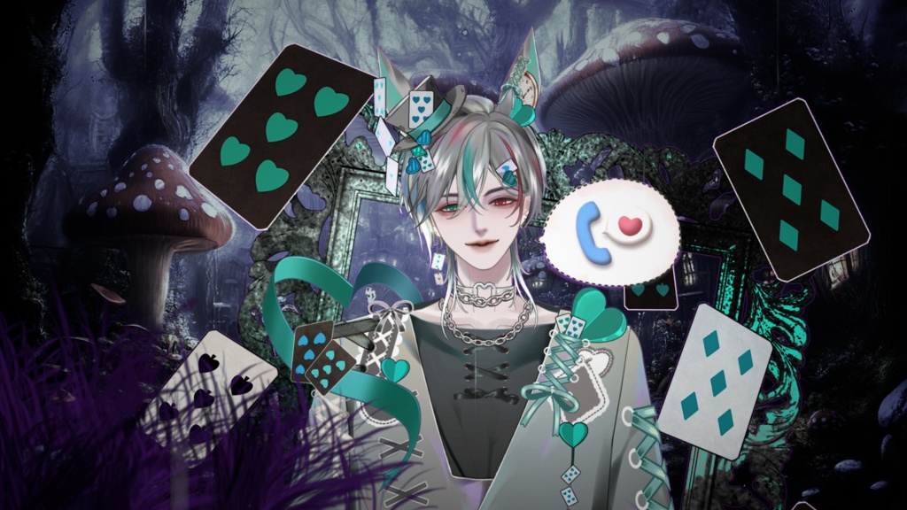 【Live2D Model】Jack Lapin 【Green Ver.】【Live2Dモデル】