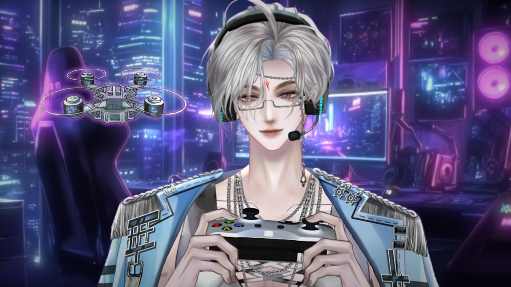 【Live2D Model】Silvarion (Three Forms) Premade VTuber Model 【Live2Dモデル】