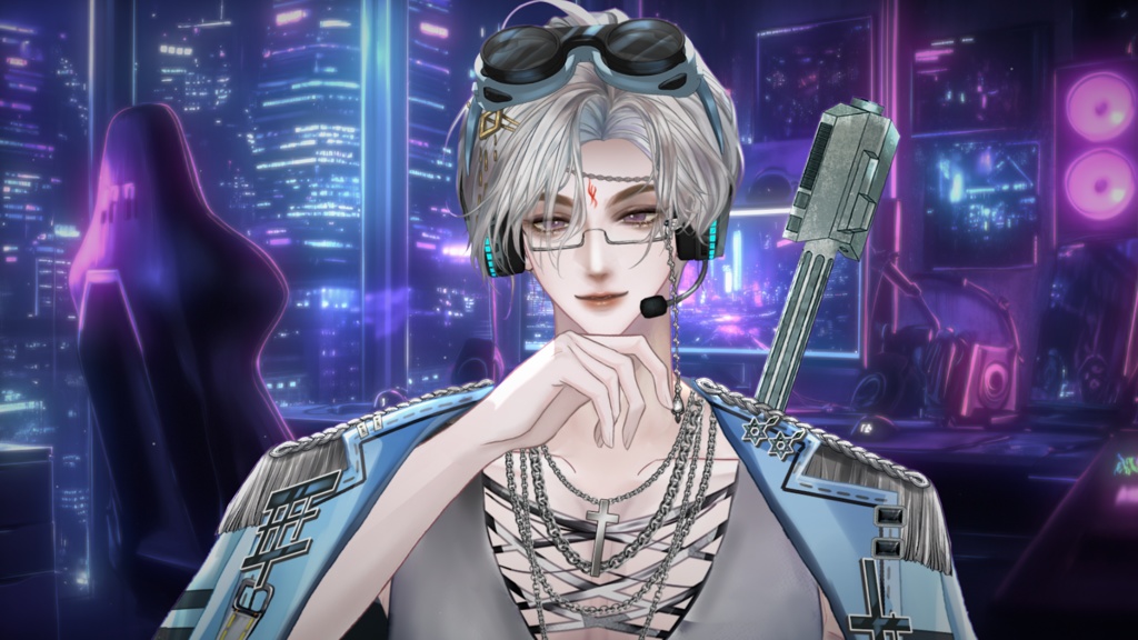 【Live2D Model】Silvarion (Three Forms) Premade VTuber Model 【Live2Dモデル】