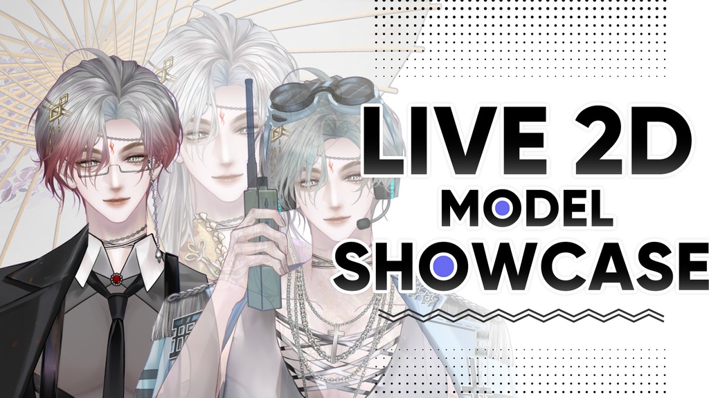 【Live2D Model】Silvarion (Three Forms) Premade VTuber Model 【Live2Dモデル】