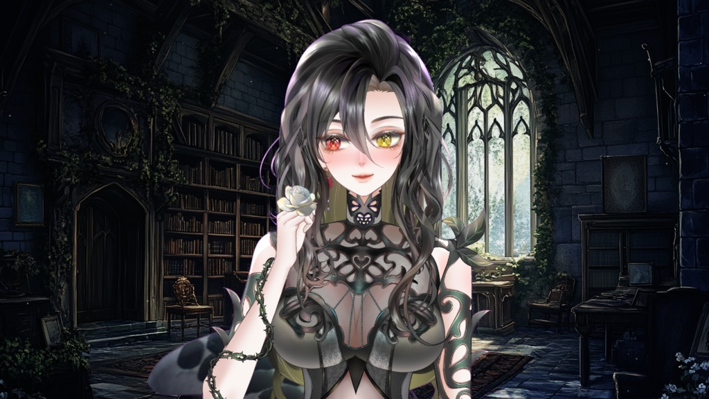 【Live2D Model】Ventôse【Black Ver.】VTuber Model 【Live2Dモデル】