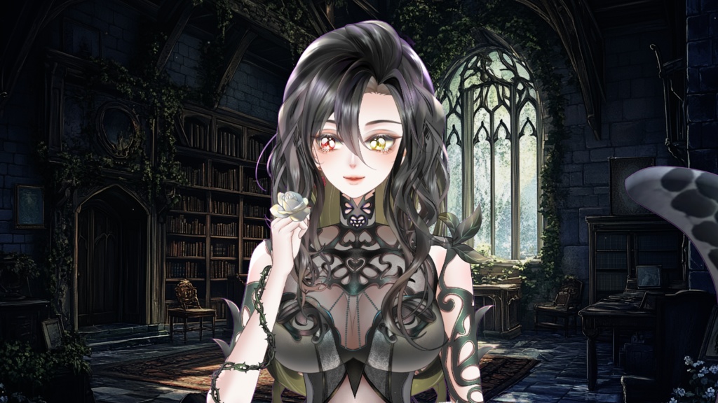 【Live2D Model】Ventôse【Black Ver.】VTuber Model 【Live2Dモデル】