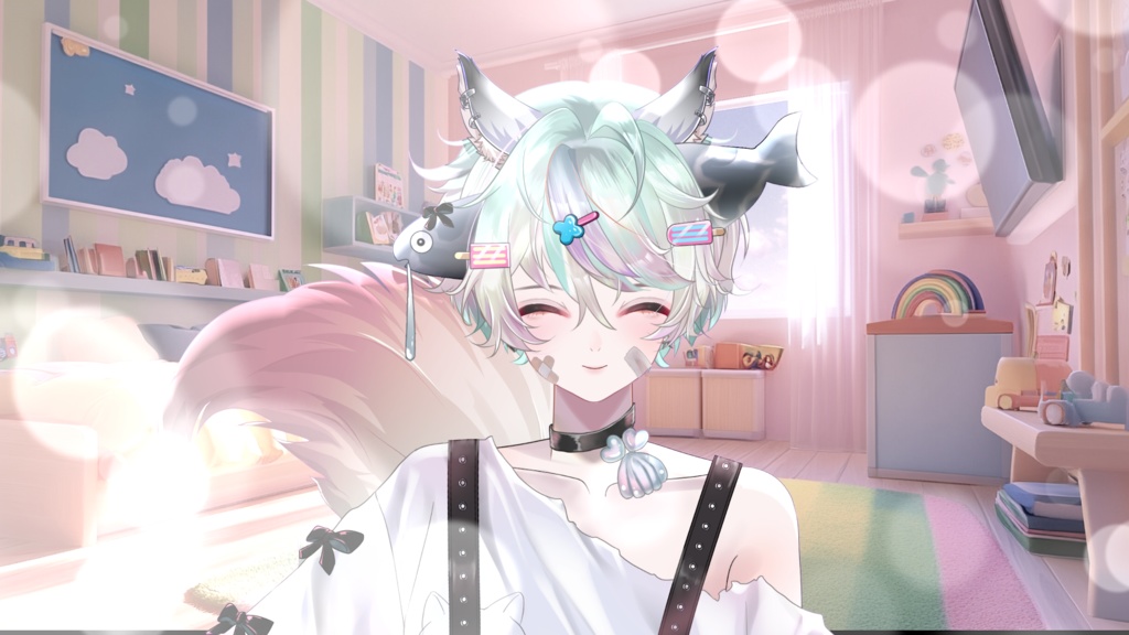 【Live2D Model】Squirrel Boy Summer Ver. (Three Forms) VTuber Model 【Live2Dモデル】