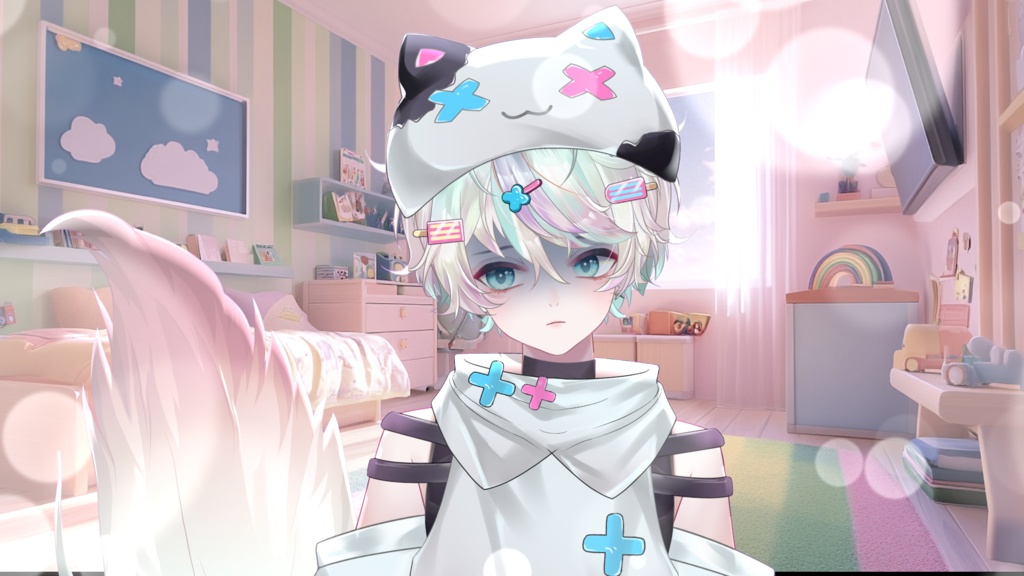 【Live2D Model】Squirrel Boy Summer Ver. (Three Forms) VTuber Model 【Live2Dモデル】