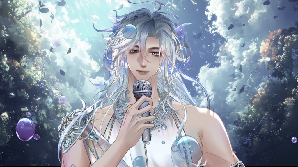 【Live2D Model】Aquae VTuber Model【Blue Ver.】【Live2Dモデル】