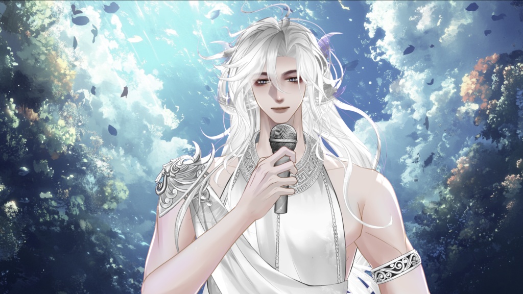 【Live2D Model】Aquae VTuber Model【White Ver.】【Live2Dモデル】