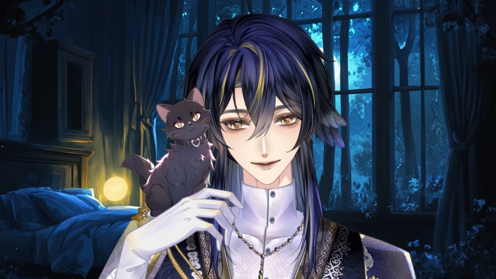 【Live2D Model】Uya【Black/White Ver】 VTuber Model 【Live2Dモデル】