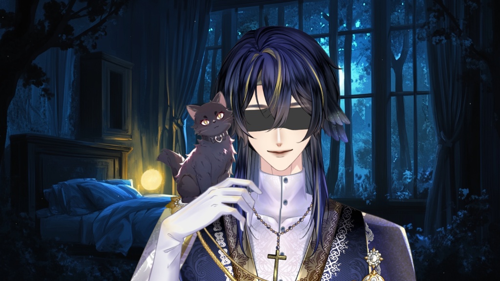 【Live2D Model】Uya【Black/White Ver】 VTuber Model 【Live2Dモデル】