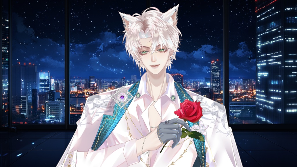 【Live2D Model】Pluviosity1.2 【White Ver.】 VTuber Model 【Live2Dモデル】