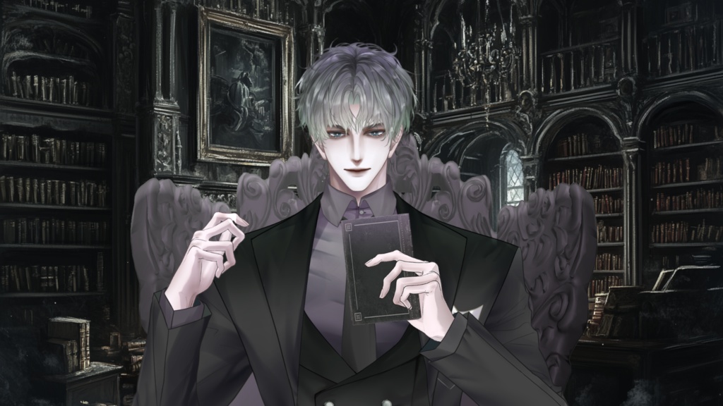 【Live2D Model】Bai 【Black Ver.】VTuber Model 【Live2Dモデル】