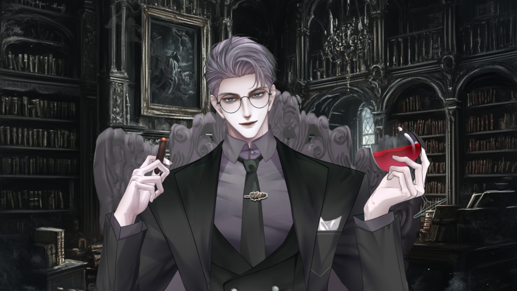 【Live2D Model】Bai 【Black Ver.】VTuber Model 【Live2Dモデル】