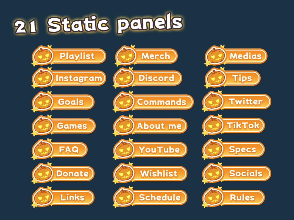 【Animated Background Set】 ハロウィンアニメーション背景セット Halloween Animated Background Set