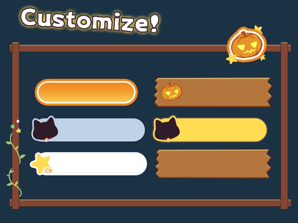 【Animated Background Set】 ハロウィンアニメーション背景セット Halloween Animated Background Set
