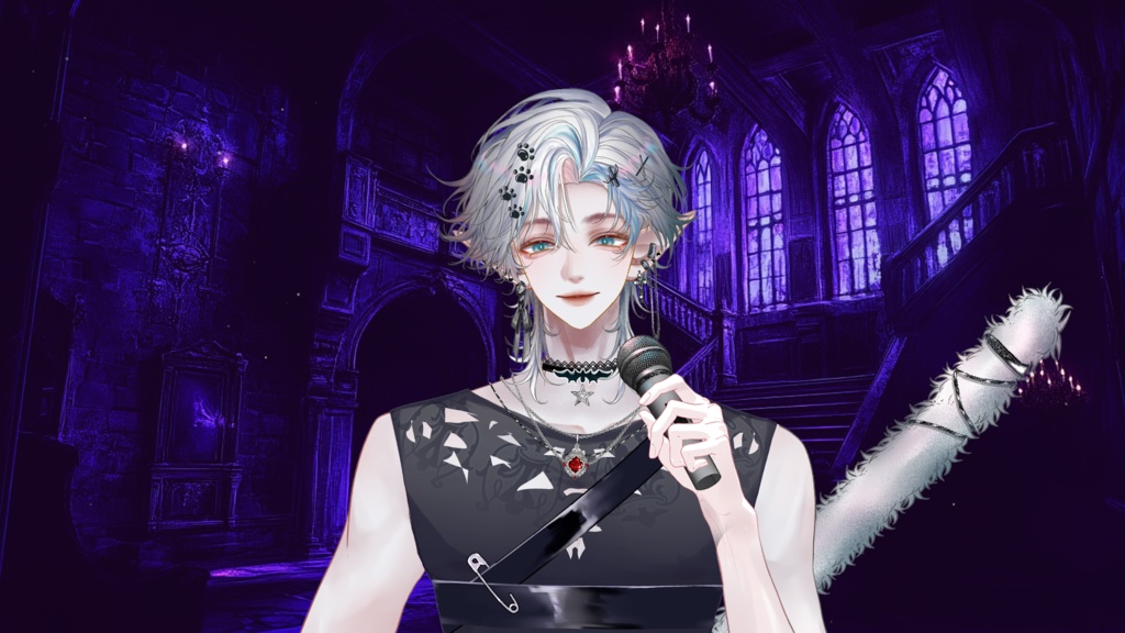 【Live2D Model】Shadow Cat Halloween Ver. VTuber Model【Live2Dモデル】